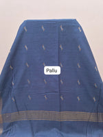 Pure Dark Onion Pink Bamboo Silk Saree pallu