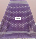 Coral Pink Bamboo Silk Saree Pallu