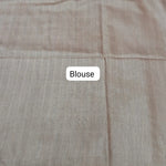 Baby Pink Bamboo Silk Saree blouse