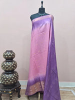 Light Rose Pink Bamboo Silk Saree 