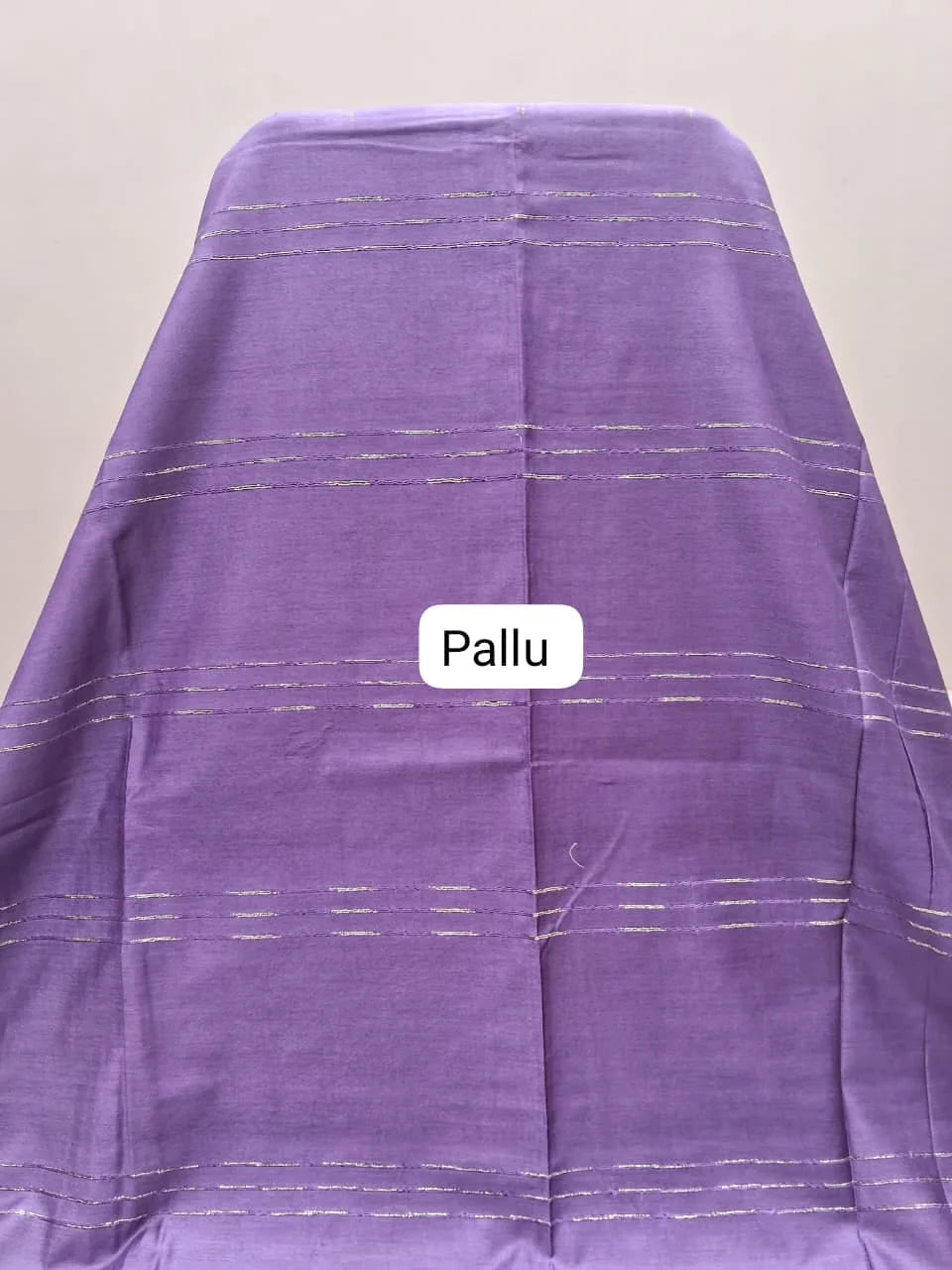 Light Rose Pink Bamboo Silk Saree pallu