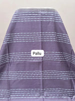 Light Brown Bamboo Silk Saree pallu