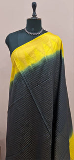 Black Bamboo Silk Saree 1