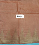 Dark Black Bamboo Silk Saree  Blouse