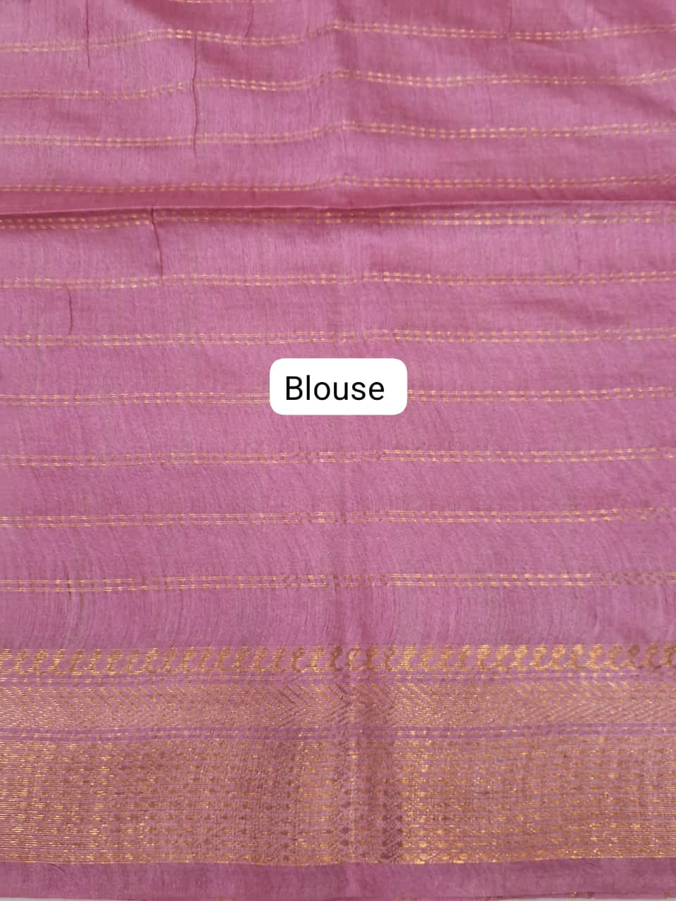 Seafoam Green Bamboo Silk Saree Blouse
