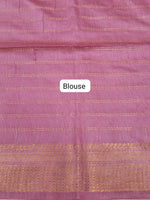 Seafoam Green Bamboo Silk Saree Blouse