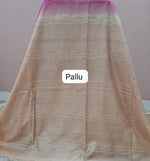 Light Pink Bamboo Silk Saree Pallu