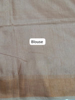 Light Pink Bamboo Silk Saree Blouse