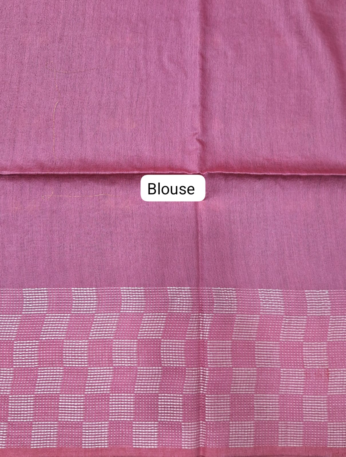 Grey Bamboo Silk Saree Blouse
