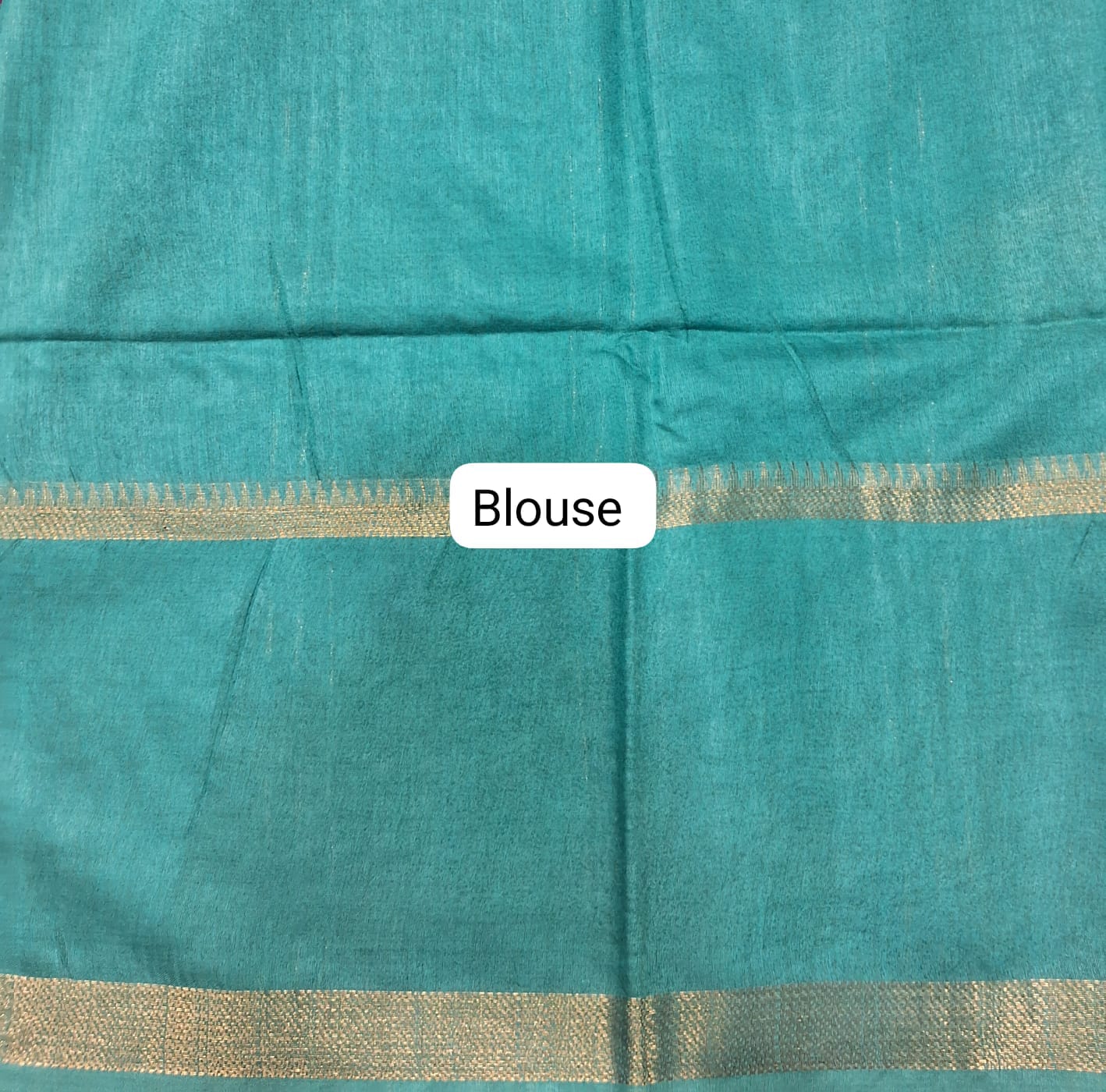 Raspberry Pink Bamboo Silk Saree Blouse