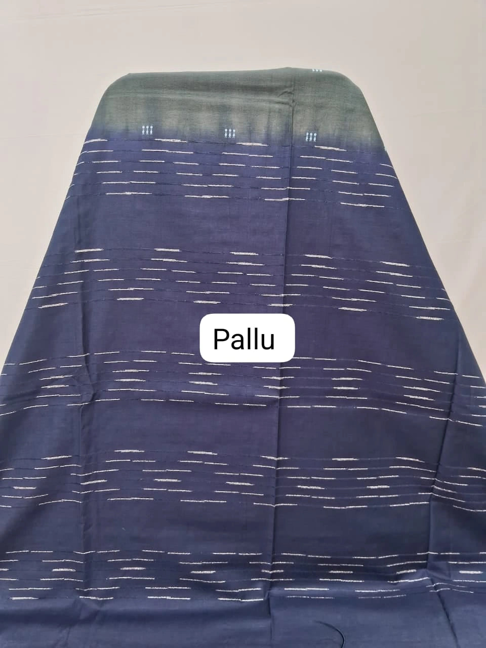 Traditional Mehendi Green Pure Bamboo Silk Saree pallu