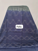 Traditional Mehendi Green Pure Bamboo Silk Saree pallu