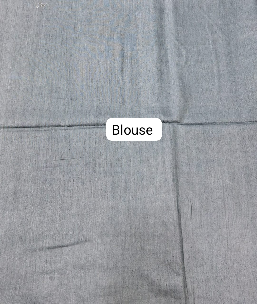 Rust Red Bamboo Silk Saree Blouse