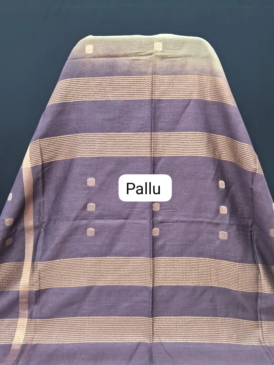 Traditional Mehendi Green Bamboo Silk Saree pallu