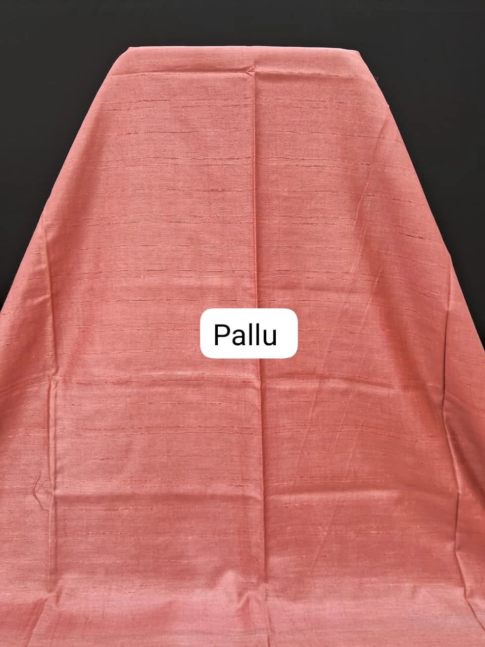 Mint Blue Bamboo Silk Saree pallu