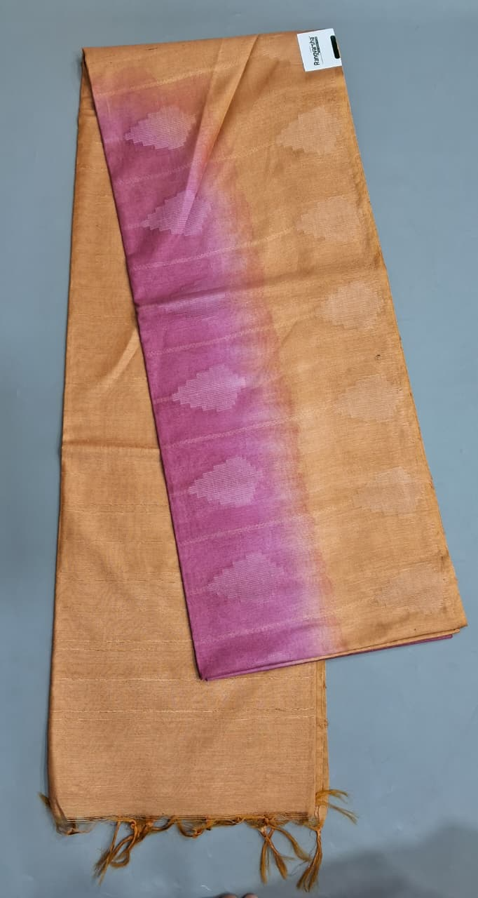 Purple Fusion Bamboo Silk Saree