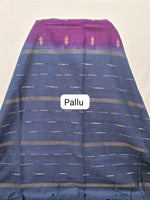Graceful Maroon Bamboo Silk Saree pallu