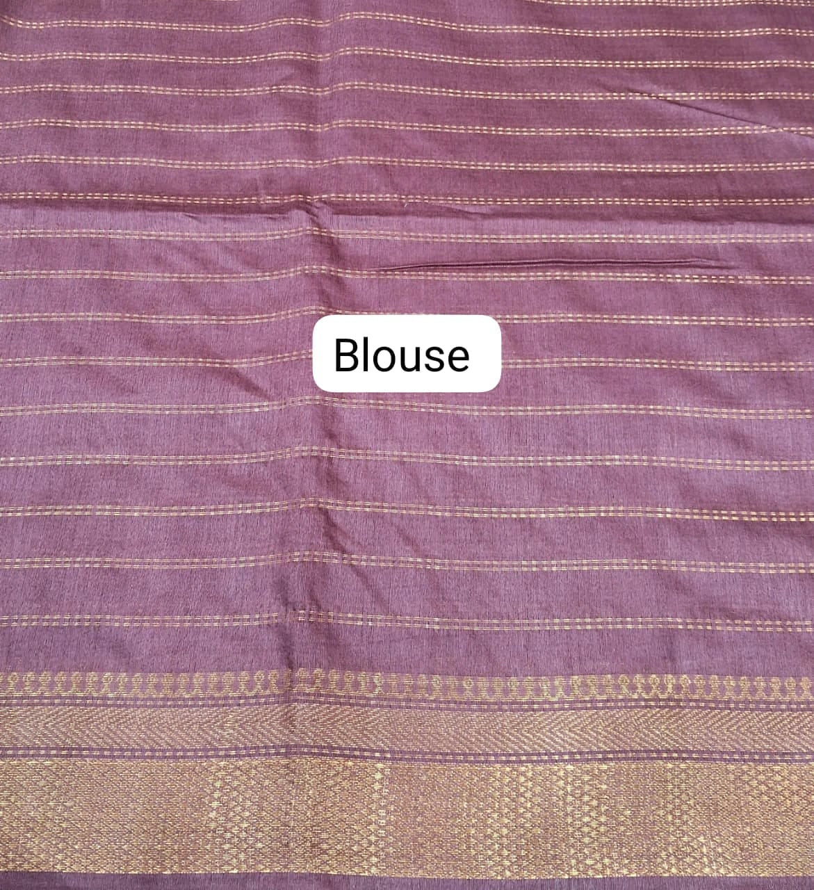 Dark Onion Pink Bamboo Silk Saree Blouse