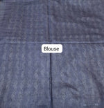 Wine Bamboo Silk Saree Blouse