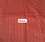 Beige Bamboo Silk Saree Blouse