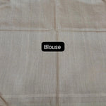 Wine Bamboo Silk Saree Blouse