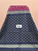 Dark Wine Bamboo Silk Saree Pallu
