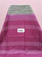 Green Bamboo Silk Saree Pallu