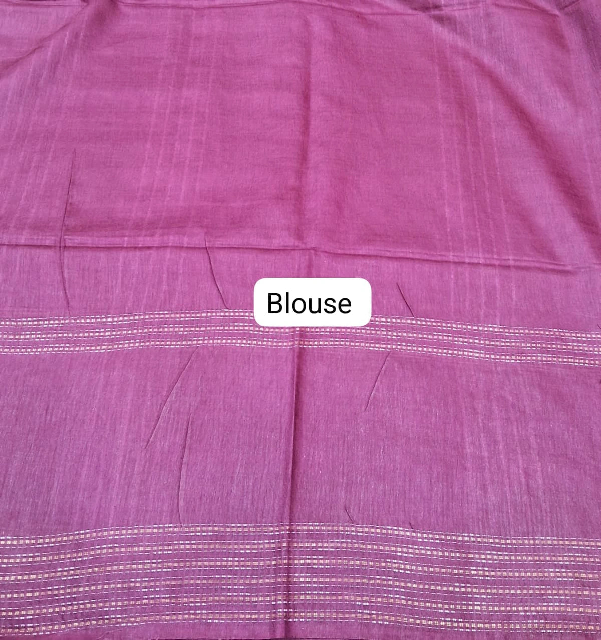 Green Bamboo Silk Saree Blouse