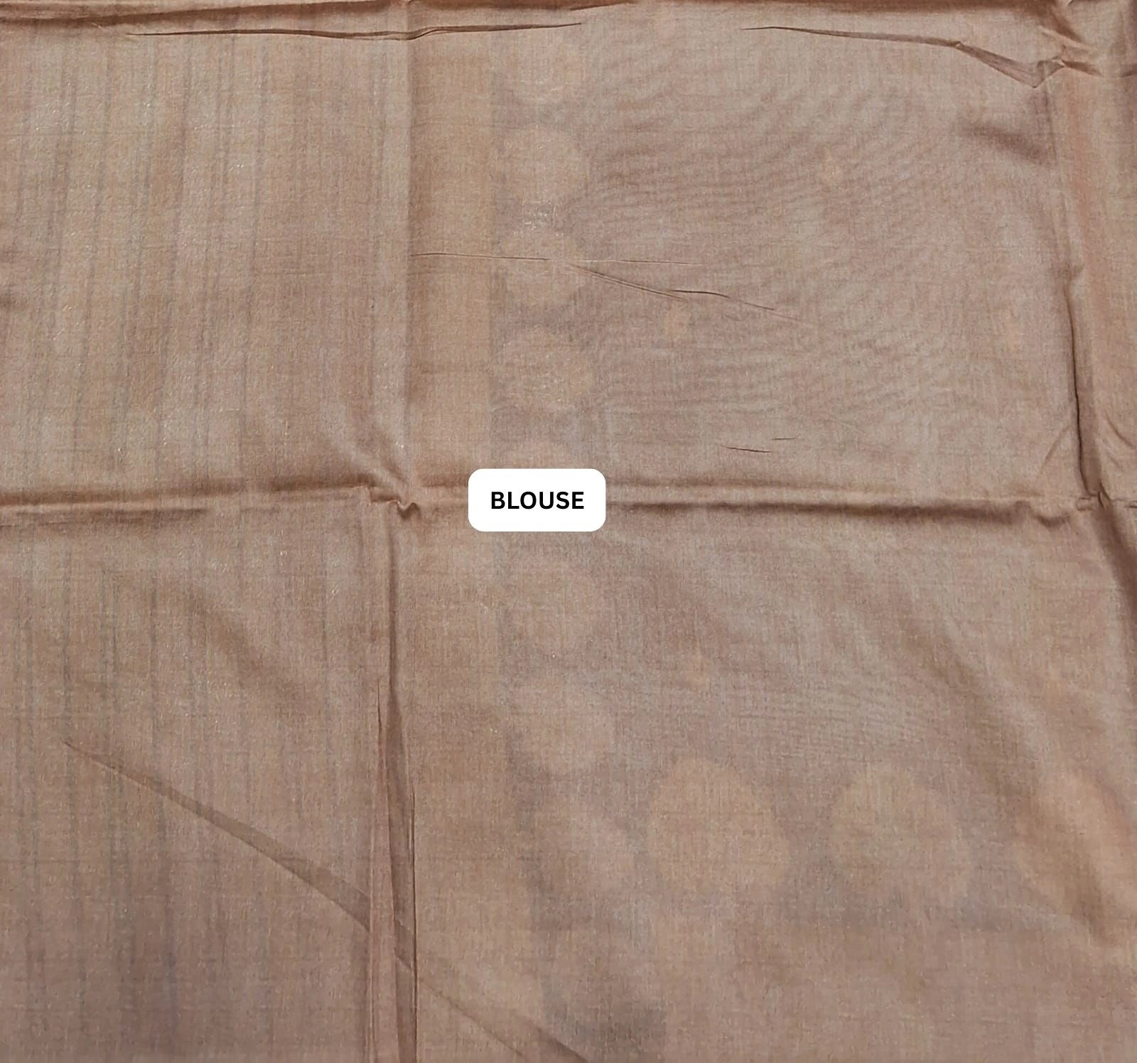 Grey Tussar Saree  blouse