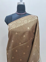 Walnut Brown Tussar Saree 