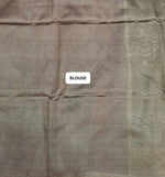 Walnut Brown Tussar Saree blouse