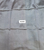 Slate Blue Tussar Saree blouse