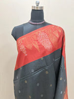 Black Tussar Saree 