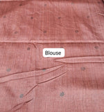 Baby Blue Banarasi Tussar Saree Blouse