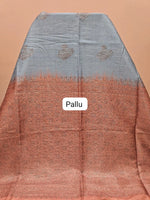 Baby Blue Banarasi Tussar Saree Pallu