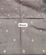 Light Blue Banarasi Tussar Saree Blouse