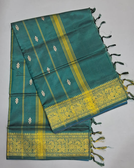 Lavender Hand Woven Banana Silk Saree