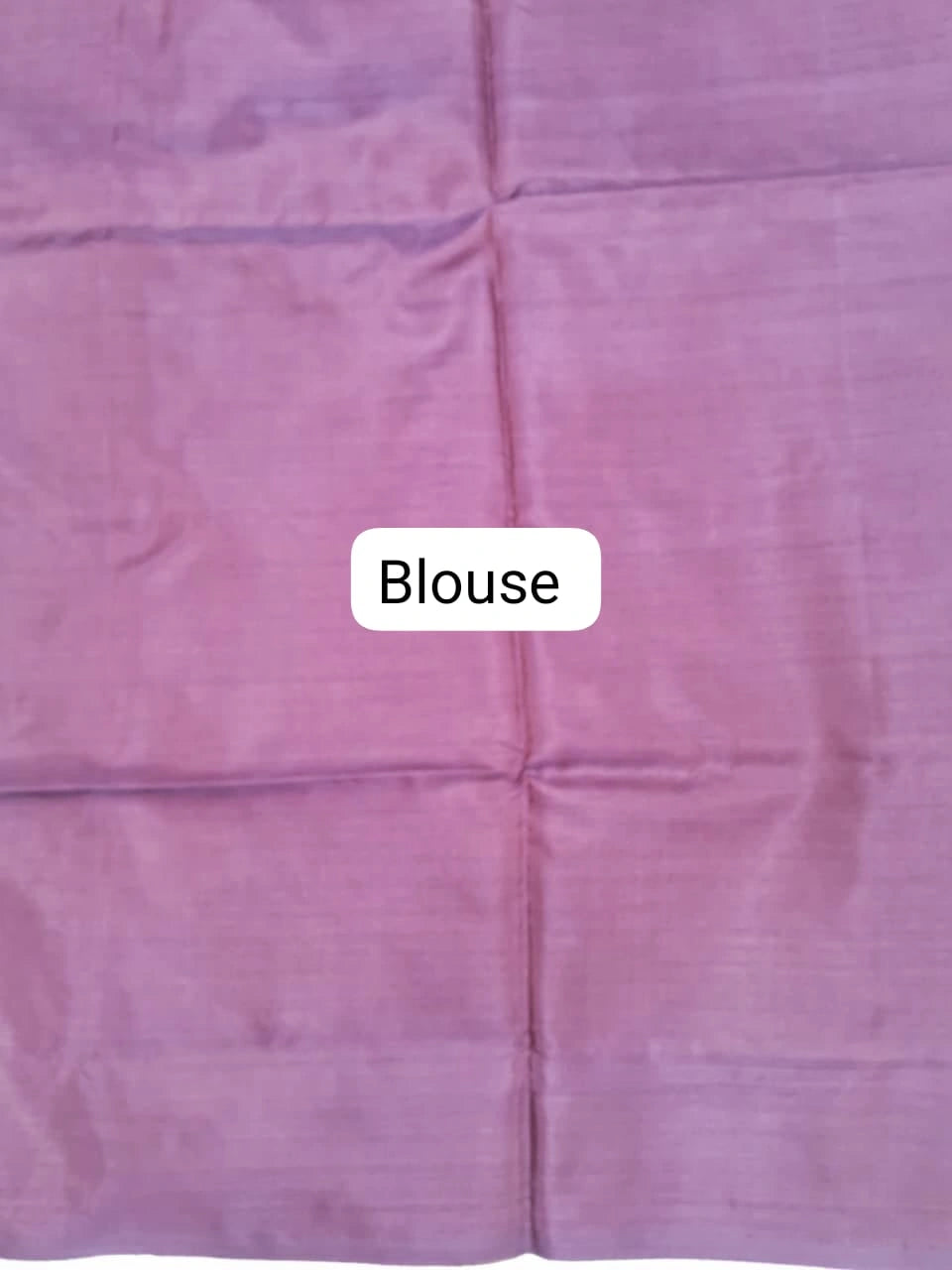 A Marine Blue handwoven banana silk saree blouse