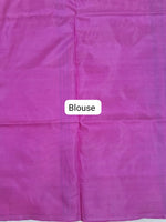 Dark elephant grey handwoven banana silk saree blouse