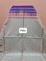 Magenta handwoven banana silk saree  Pallu