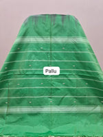 Baby Pink Handwoven Banana Silk Saree Pallu
