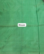 Baby Pink Handwoven Banana Silk Saree  Blouse