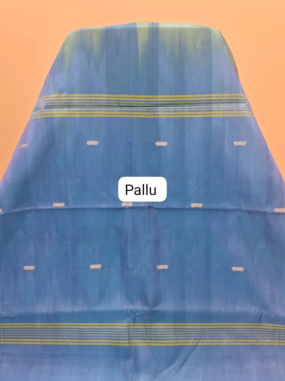 Parrot Green Handwoven Banana Silk Saree Pallu