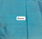 Fire Red Handwoven Banana Silk Saree Blouse