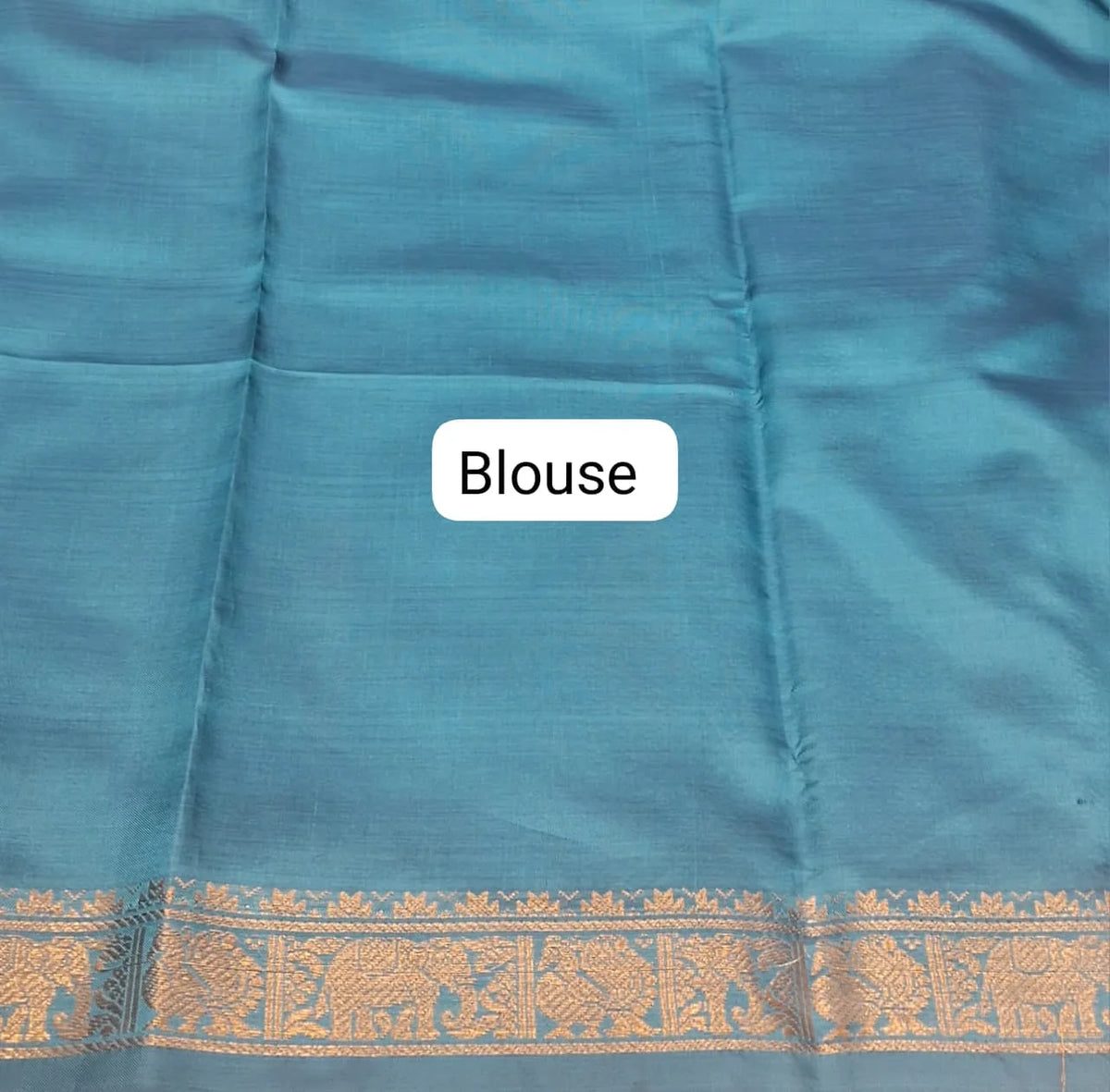 Brick Red Handwoven Banana Silk Saree Blouse