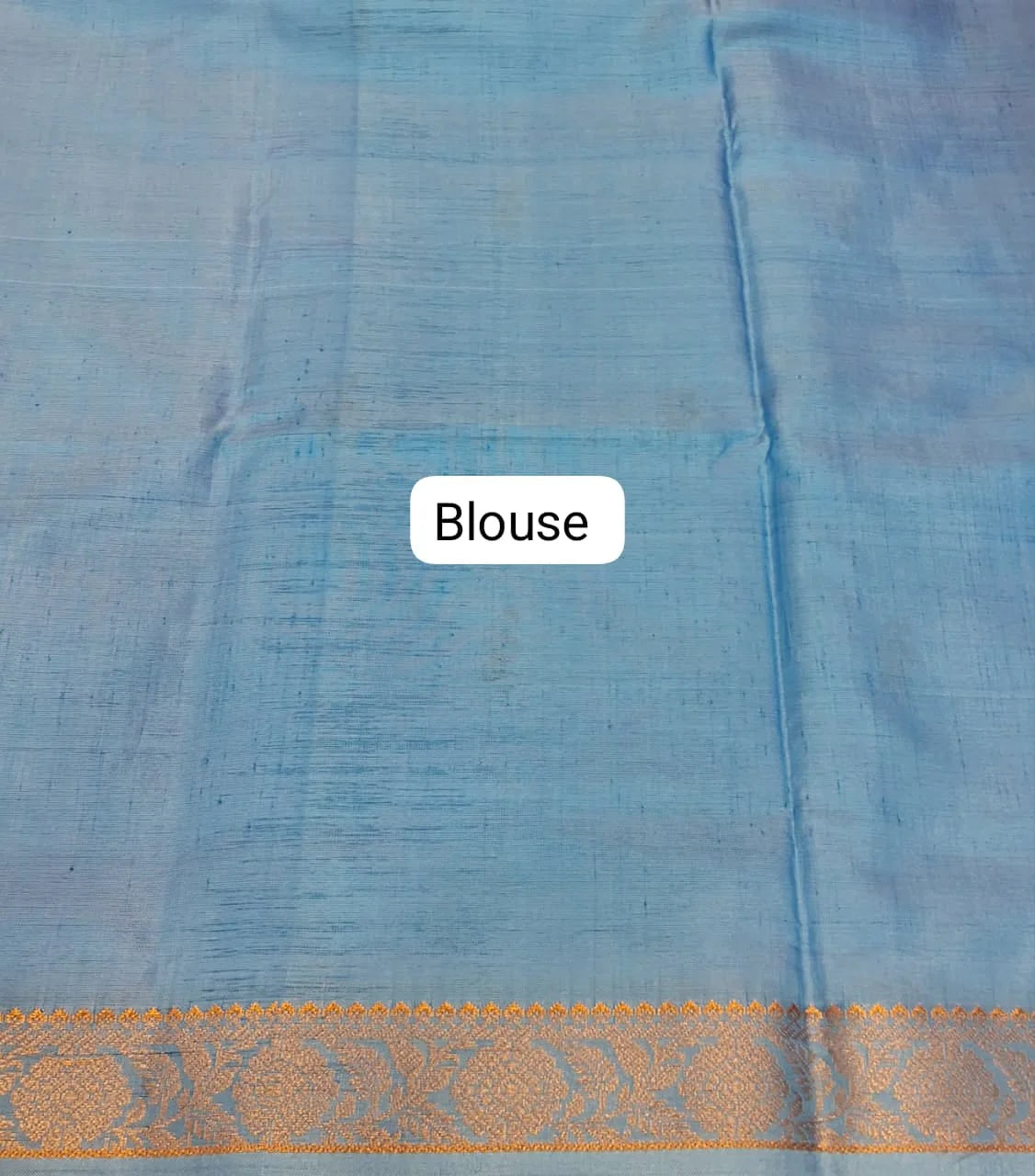 Light Pink Handwoven Banana Silk Saree Blouse