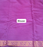 Light Pista Green Handwoven Banana Silk Saree Blouse