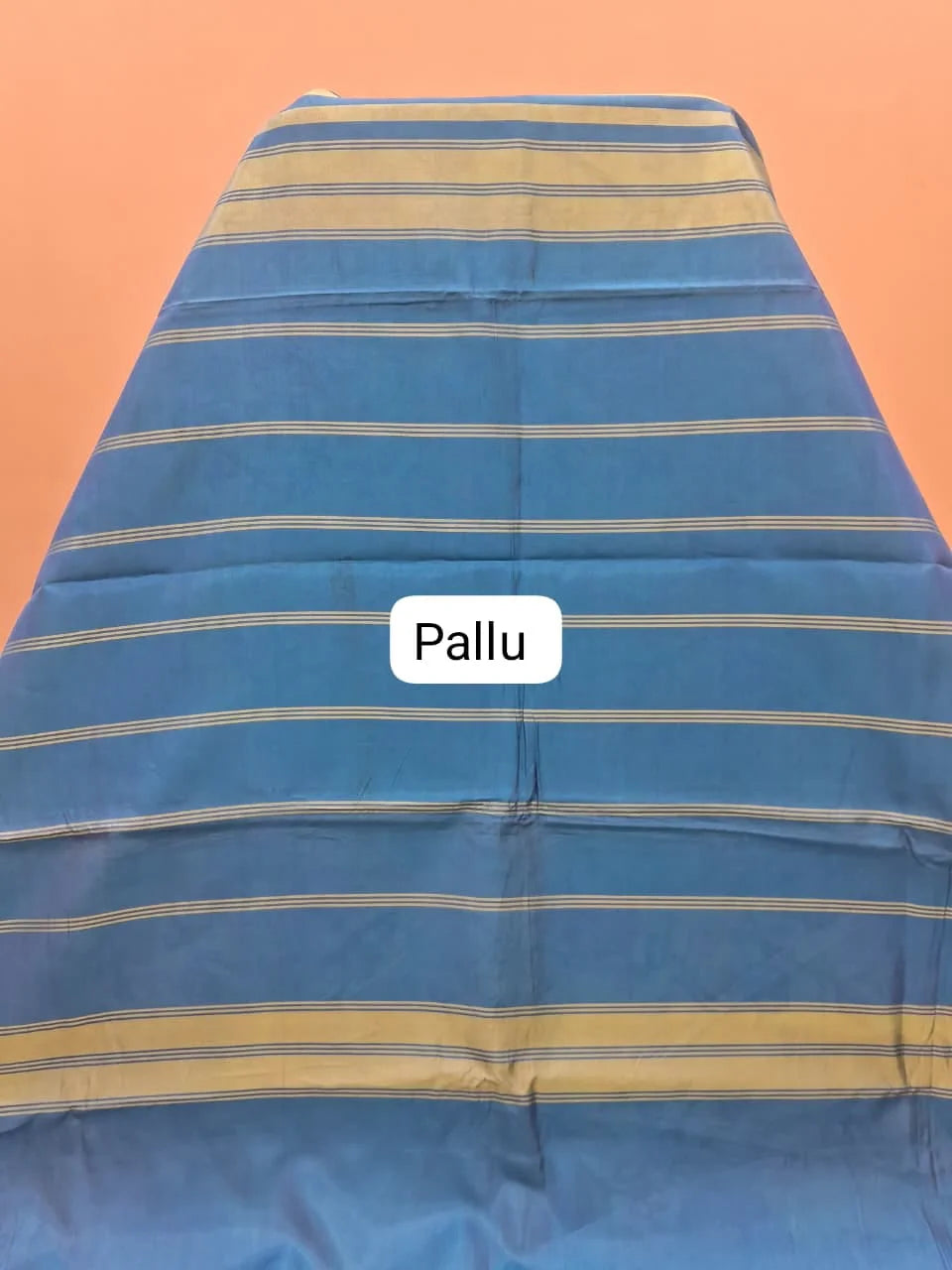 Mango Yellow Handwoven Banana Silk Saree Pallu