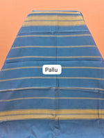 Mango Yellow Handwoven Banana Silk Saree Pallu