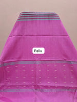 Light Chocolate Brown Handwoven Banana Silk Saree Pallu